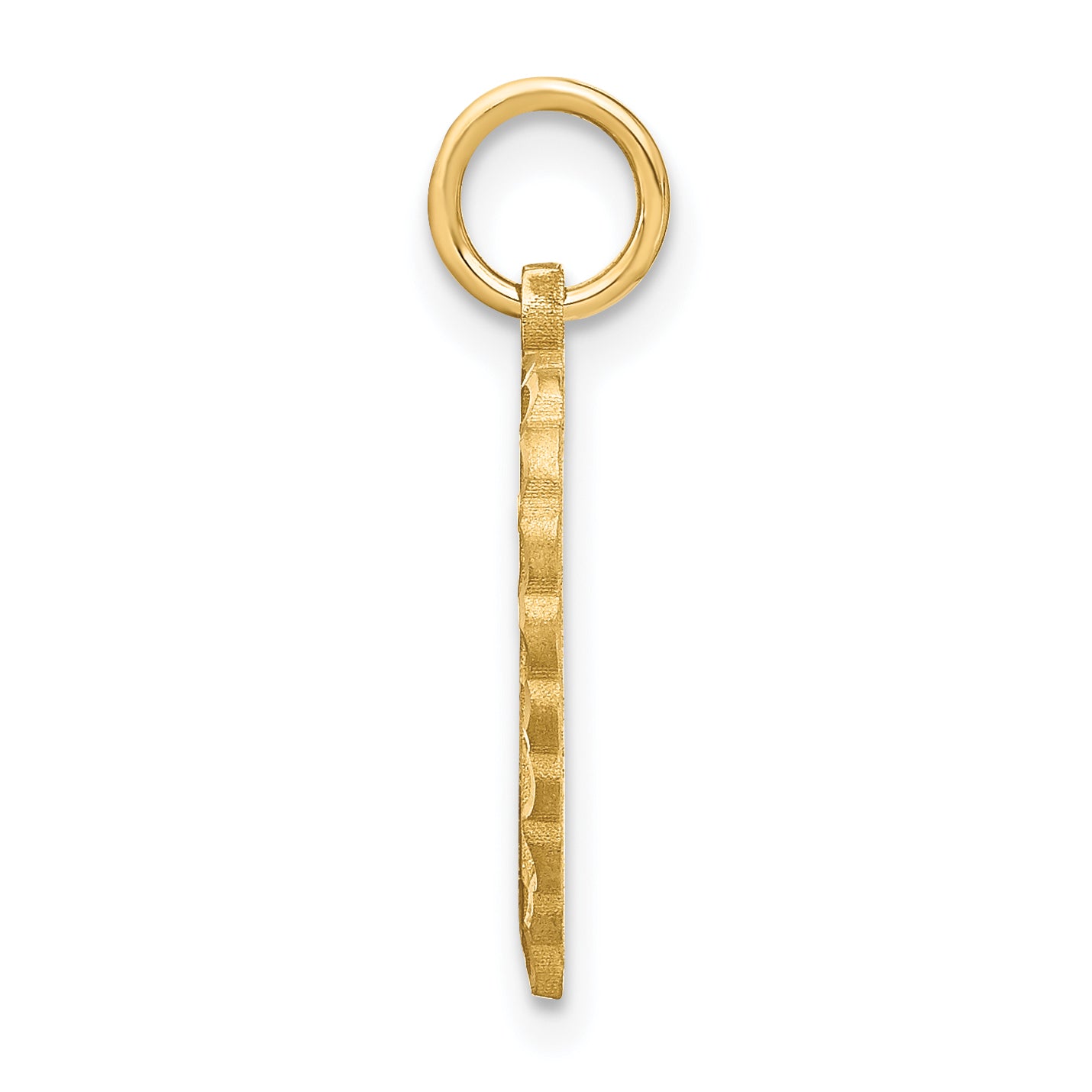 10k Initial O Charm Secondary image