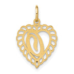 10k Initial O Charm