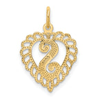 10k Initial S Charm
