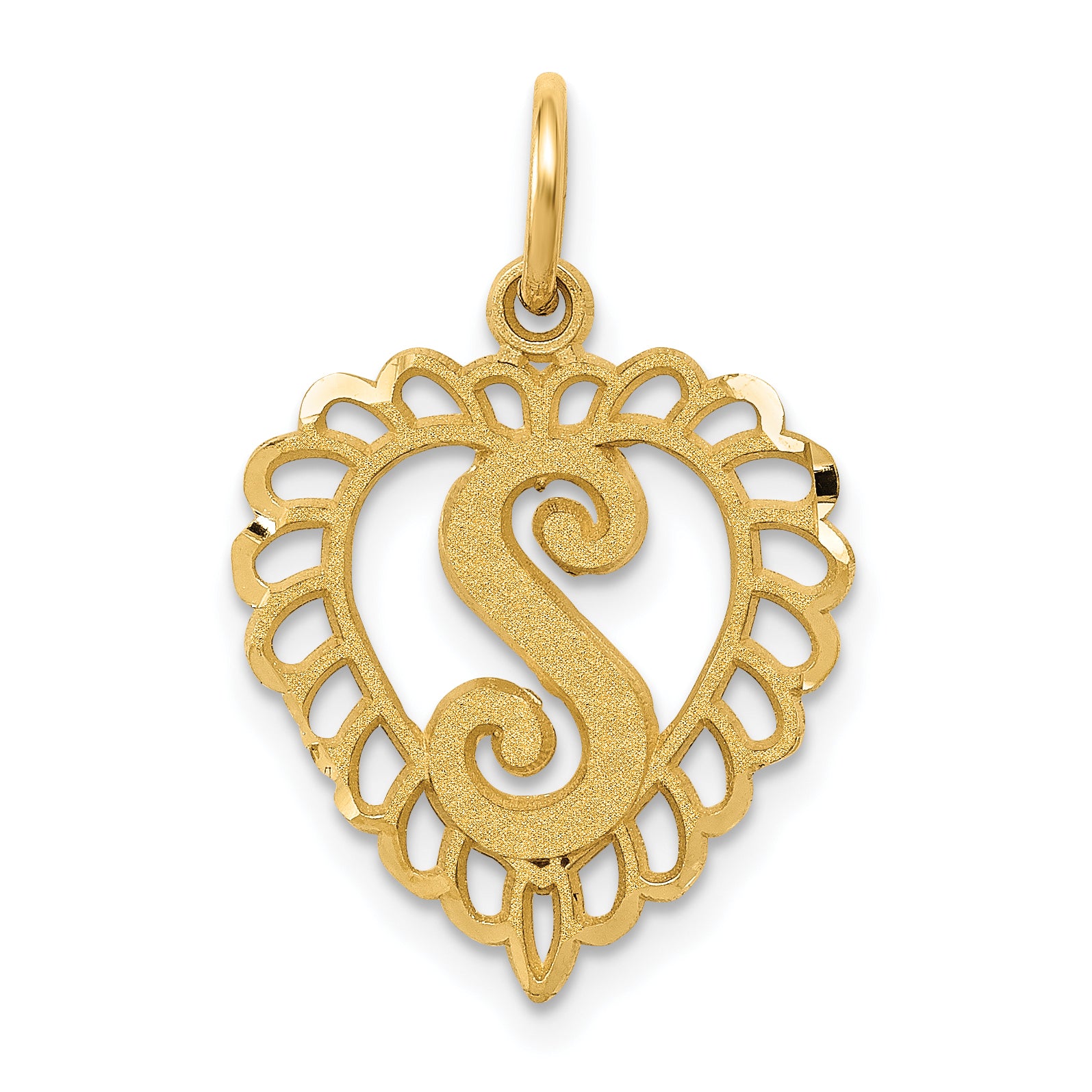 10k Initial S Charm Main image