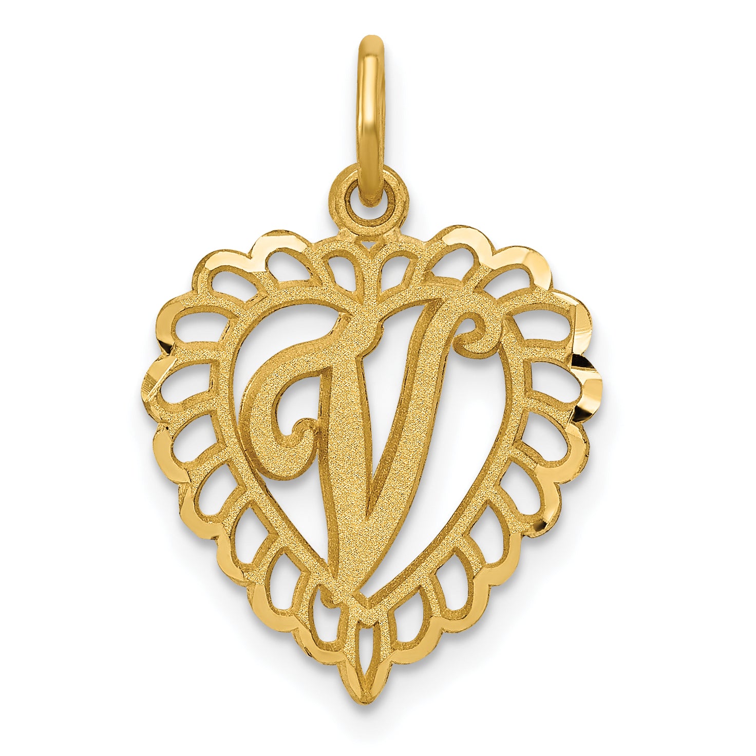 10k Initial V Charm Main image