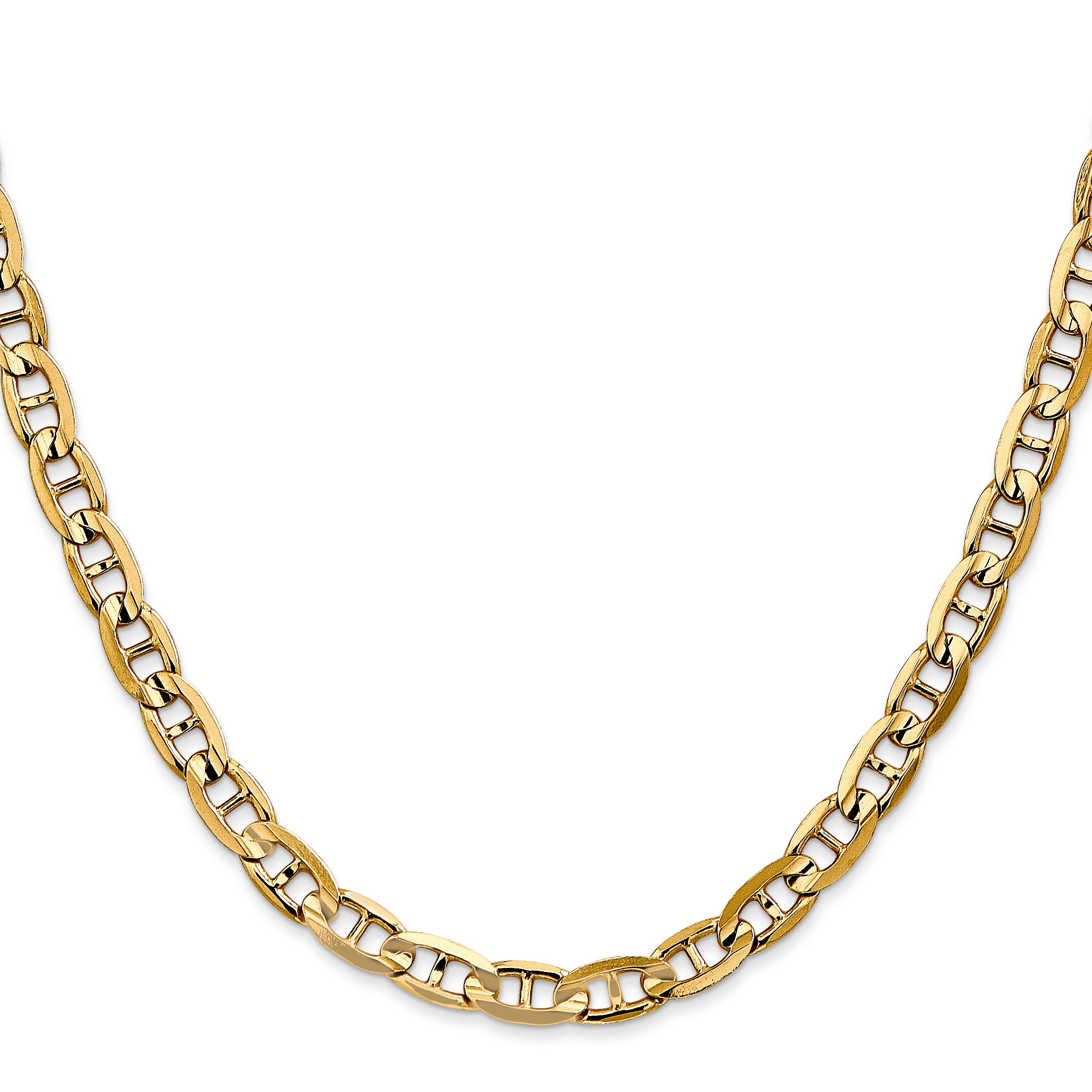 10K 5.25mm Concave Anchor Chain