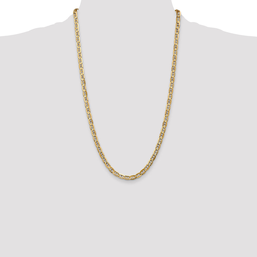 10K 5.25mm Concave Anchor Chain
