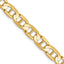 10K None 6.25mm Anchor Chain Necklace - 26 in