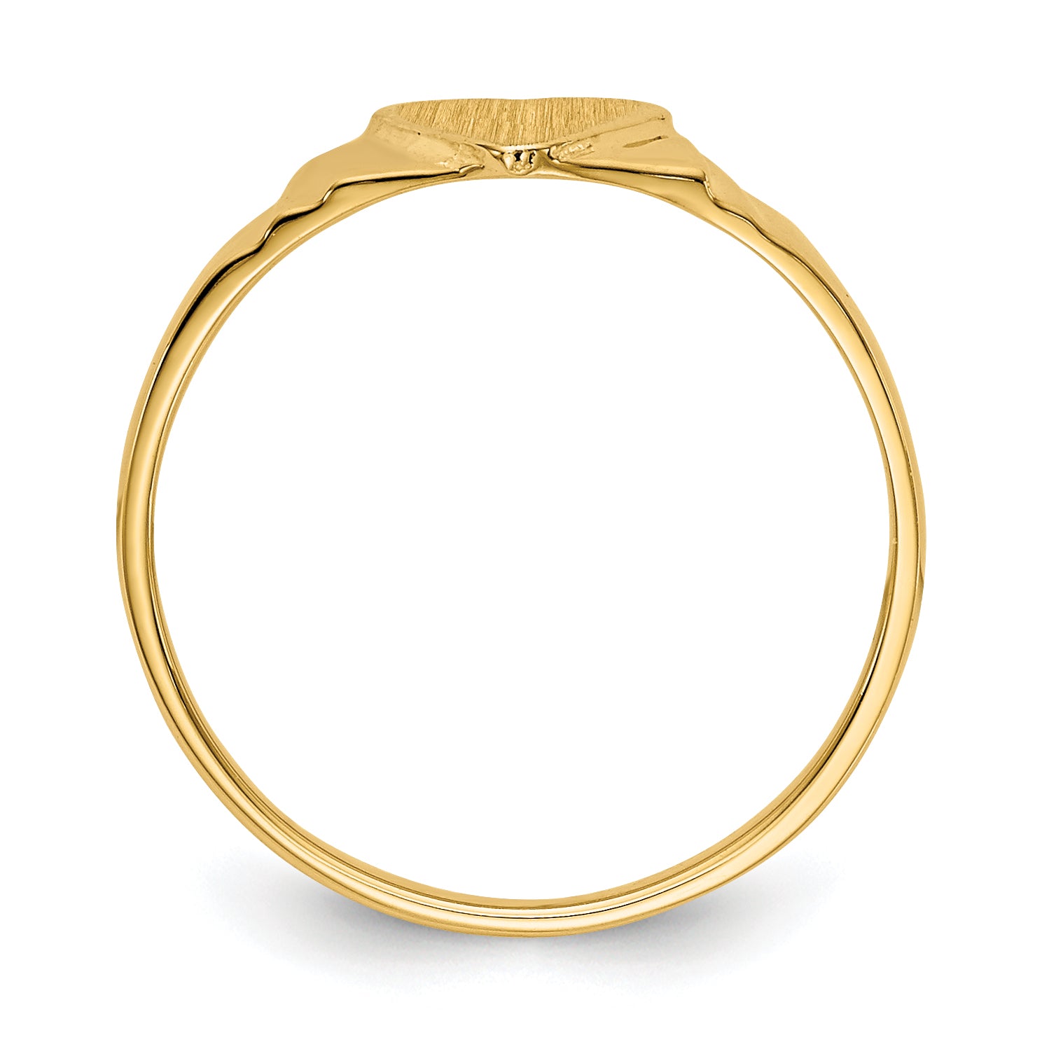 10K Children's Signet Ring Secondary image