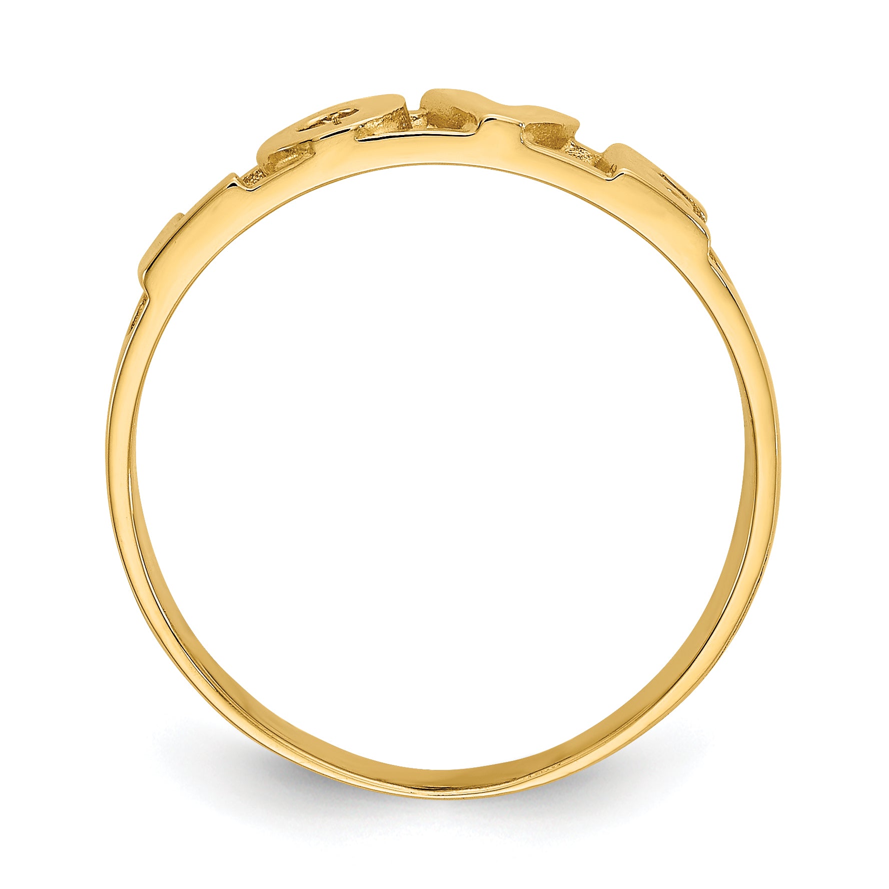 10K Love Ring Secondary image