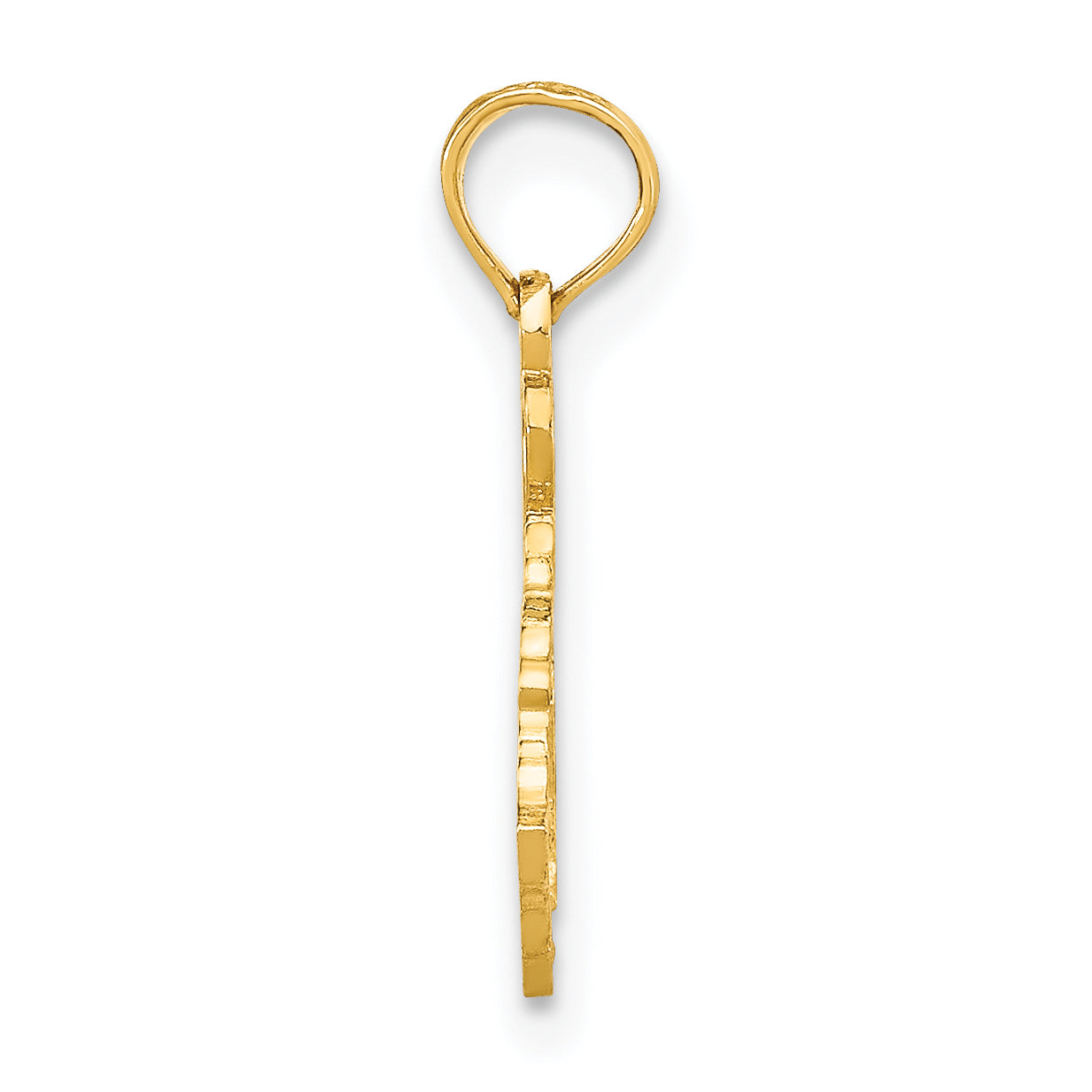 10K Solid Kentucky State Pendant