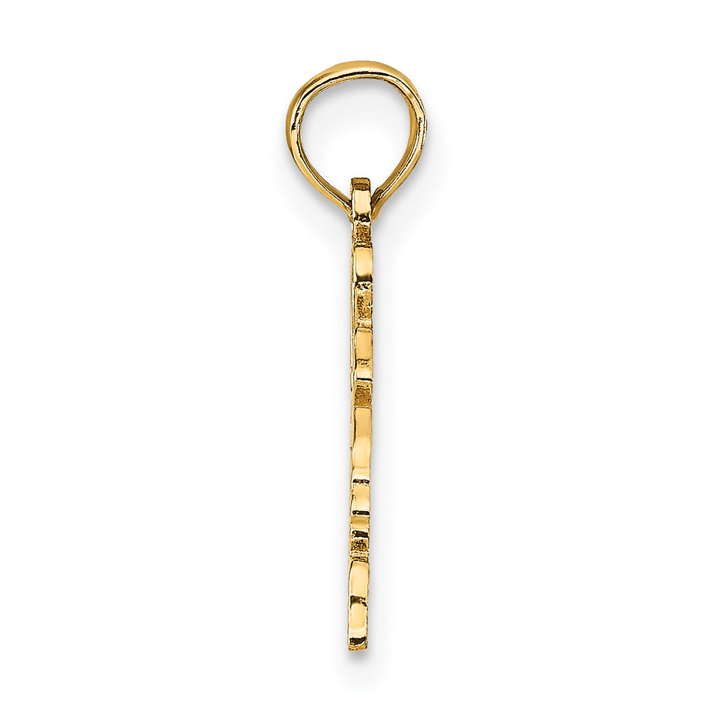 10K Solid Virginia State Pendant