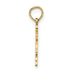 10K Solid Virginia State Pendant