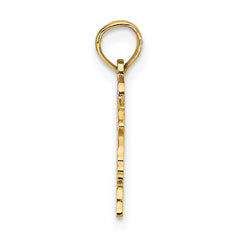 10K Solid Virginia State Pendant