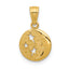 10k Moon & Stars Pendant