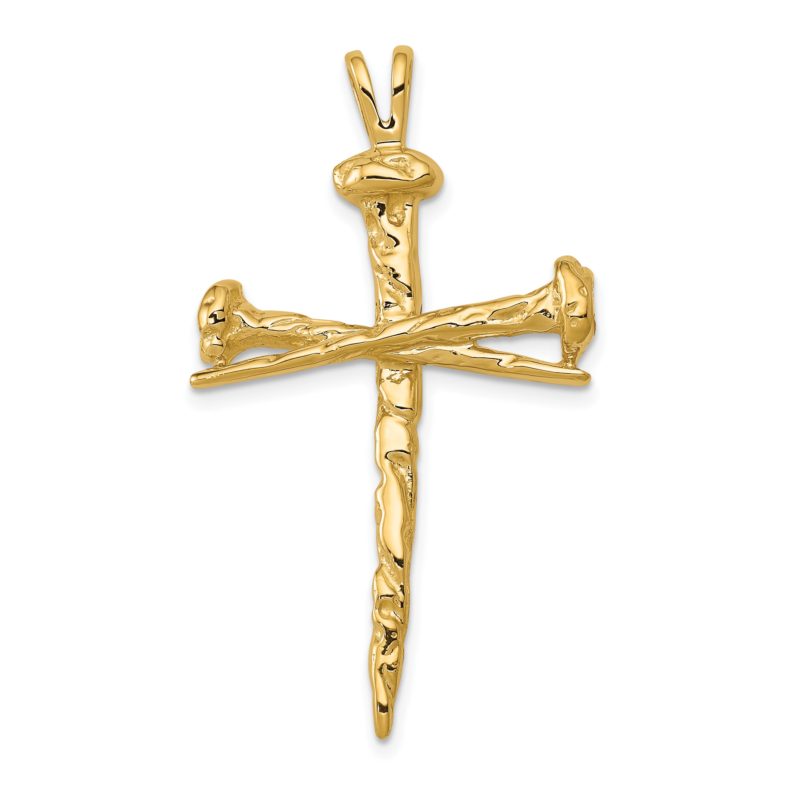 10k Polished Cross Charm Main image