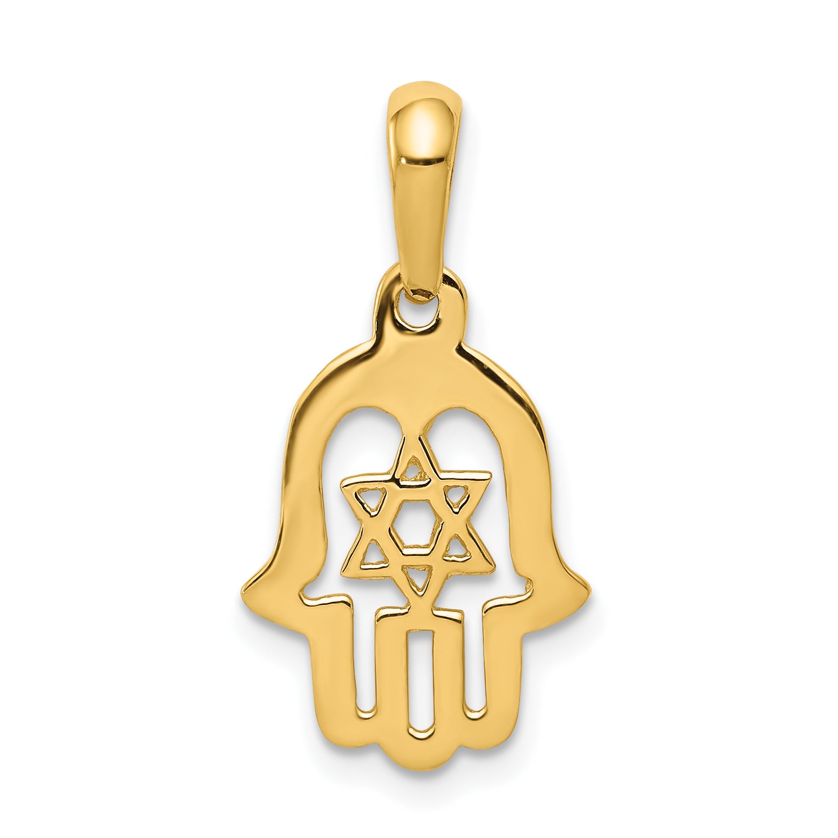 10k Star of David Chamseh Pendant Main image