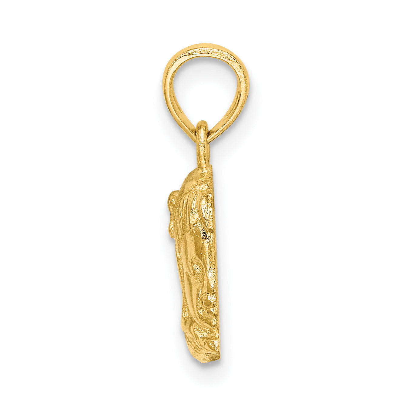 10k Girl Head Charm Secondary image