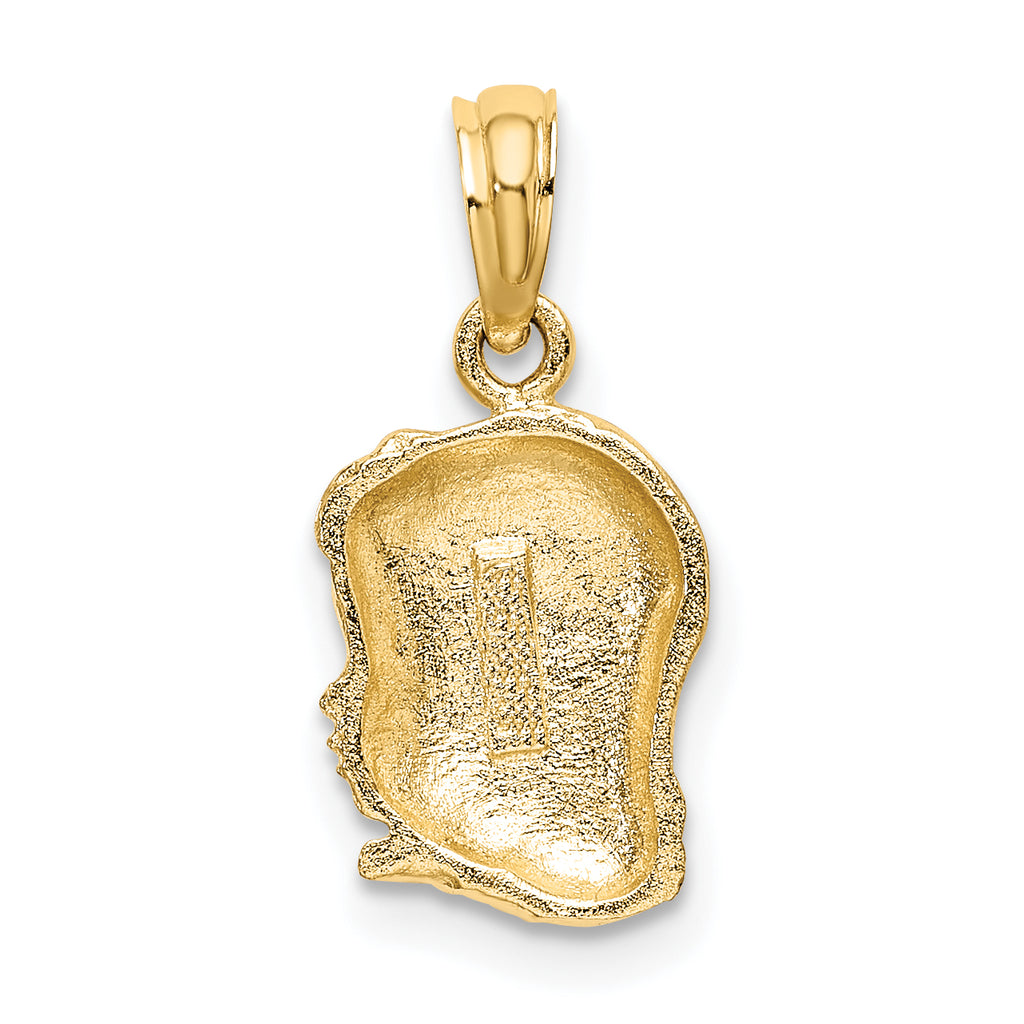 10k Girl Head Charm