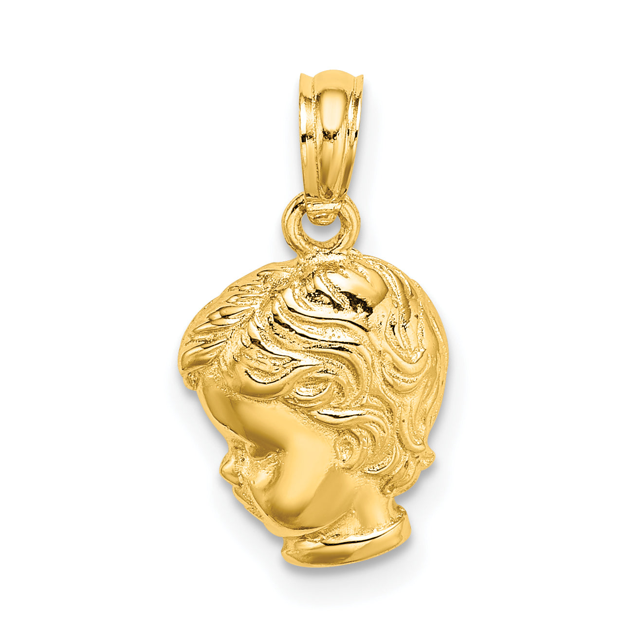 10k Boy Head Charm Main image