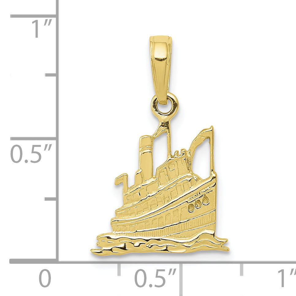 10K Cruise Ship Pendant