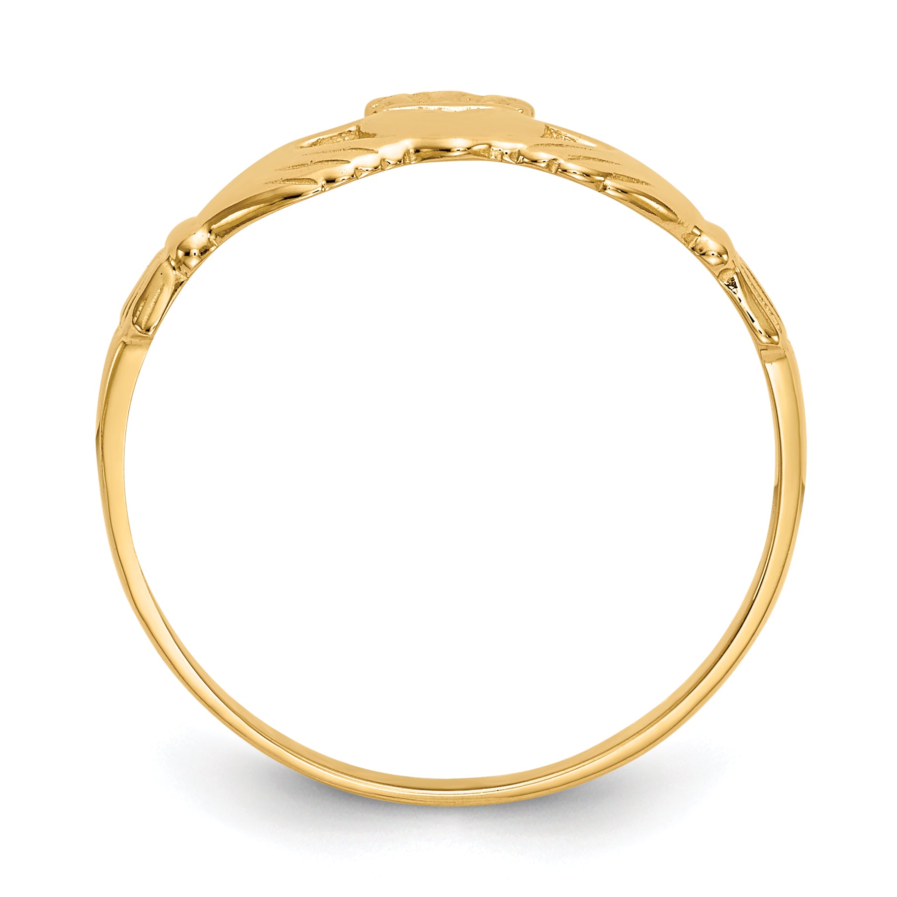 10k Claddagh Ring Secondary image