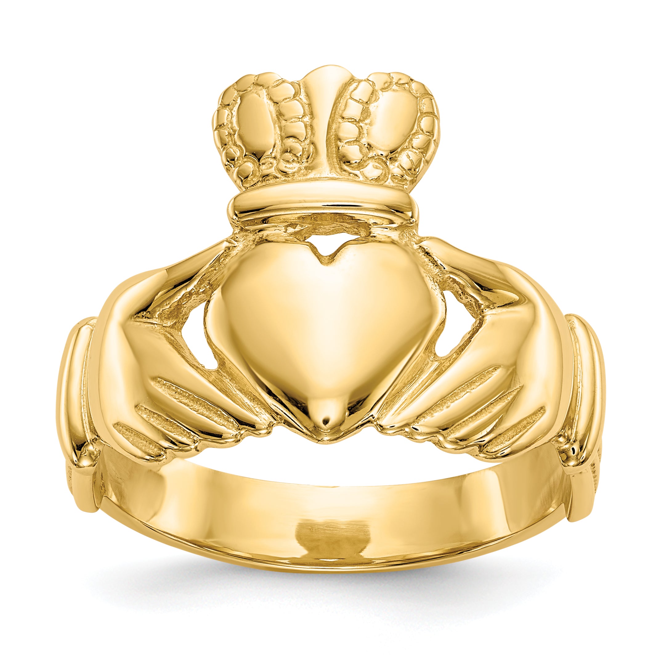 10k Men's Claddagh Ring Main image