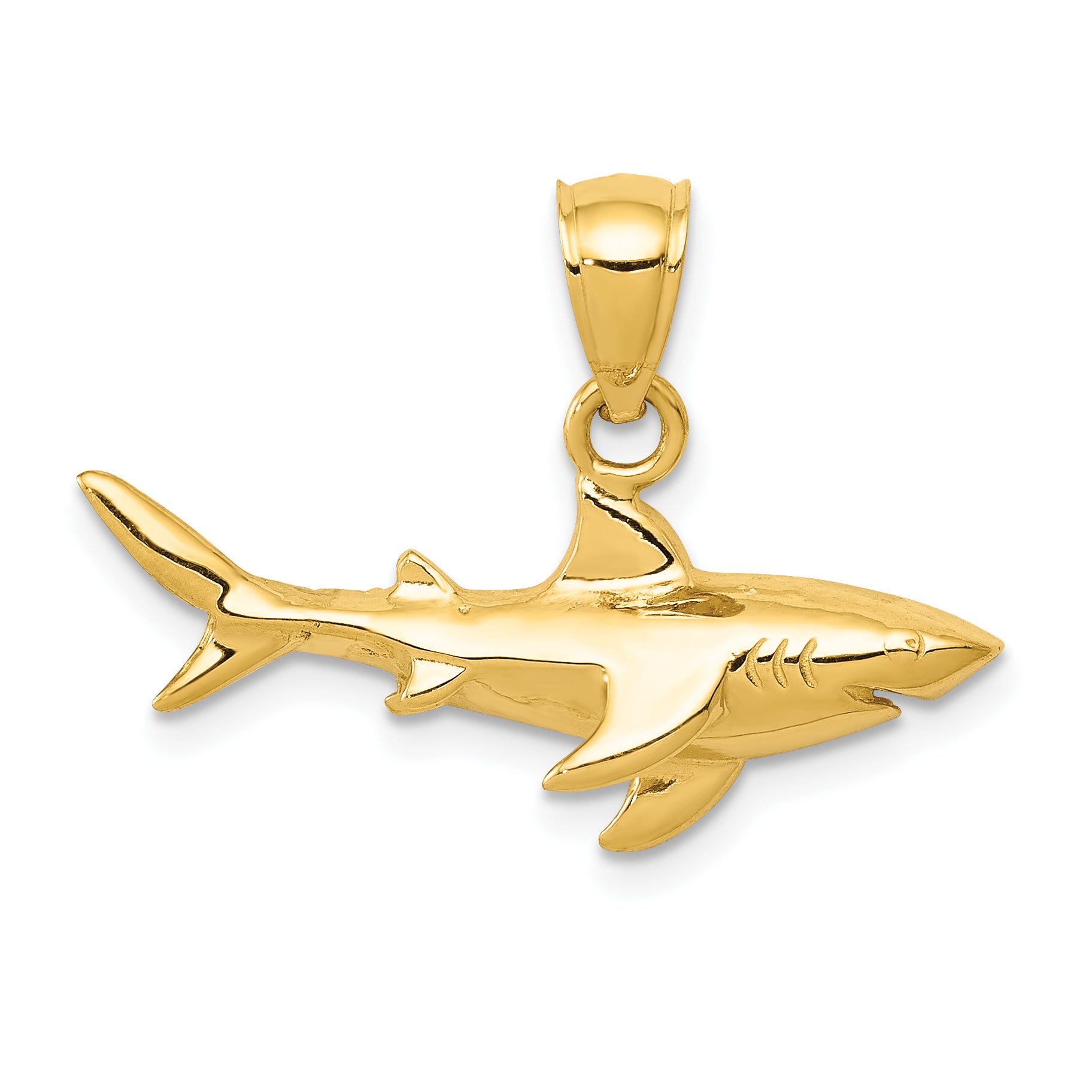 10K Shark Pendant Main image