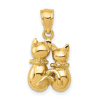 10K Cat Pendant