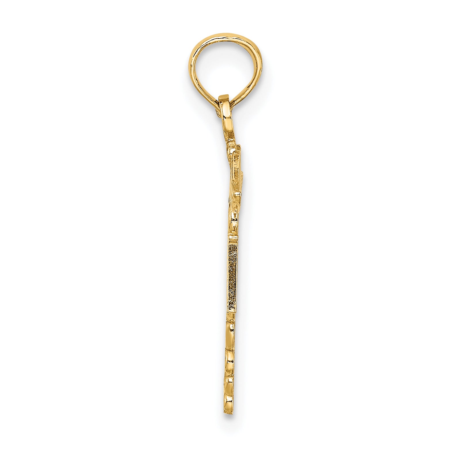 10K RN Caduceus Pendant Secondary image