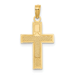 10K RN  Caduceus Cross Charm
