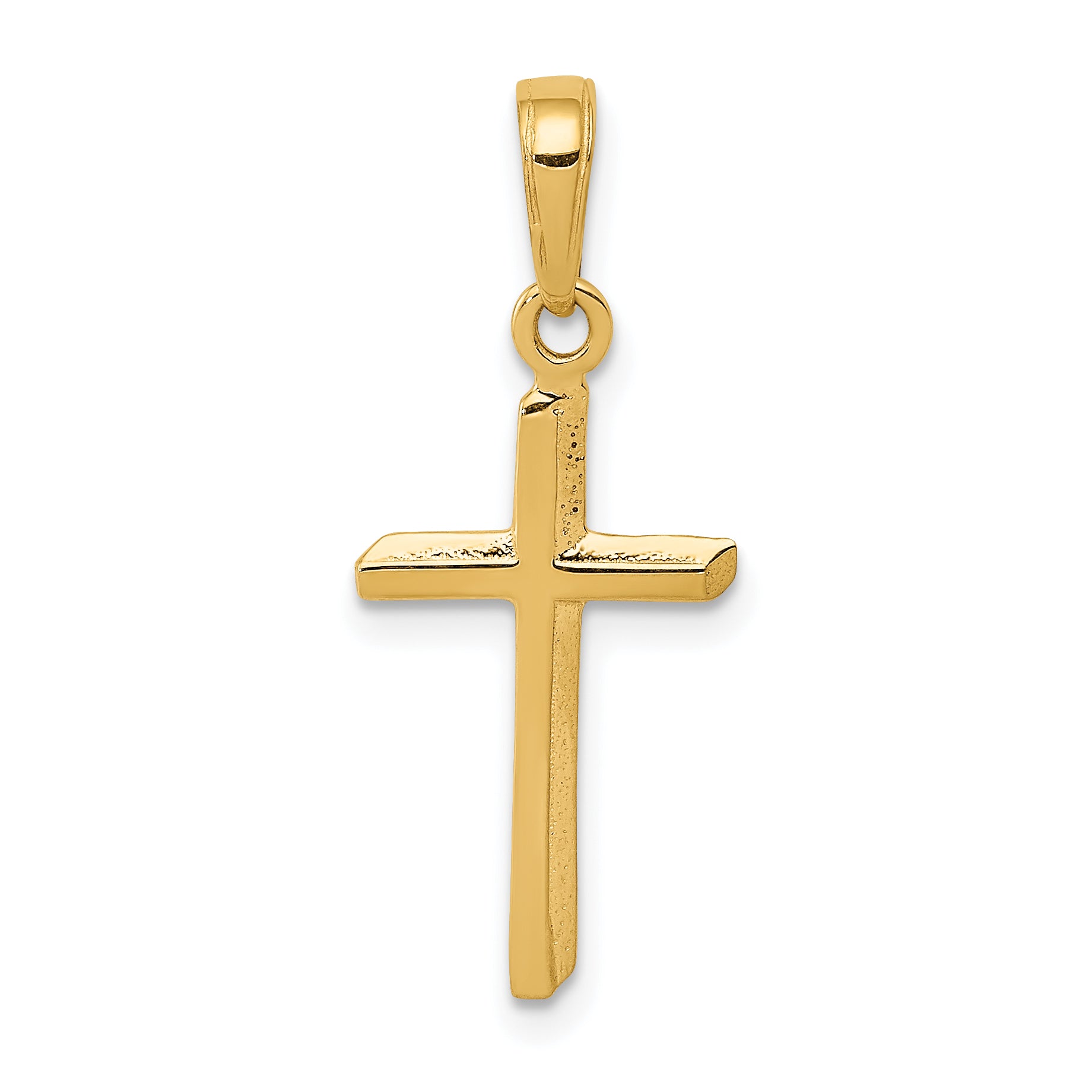 10k Polished Cross Pendant Main image