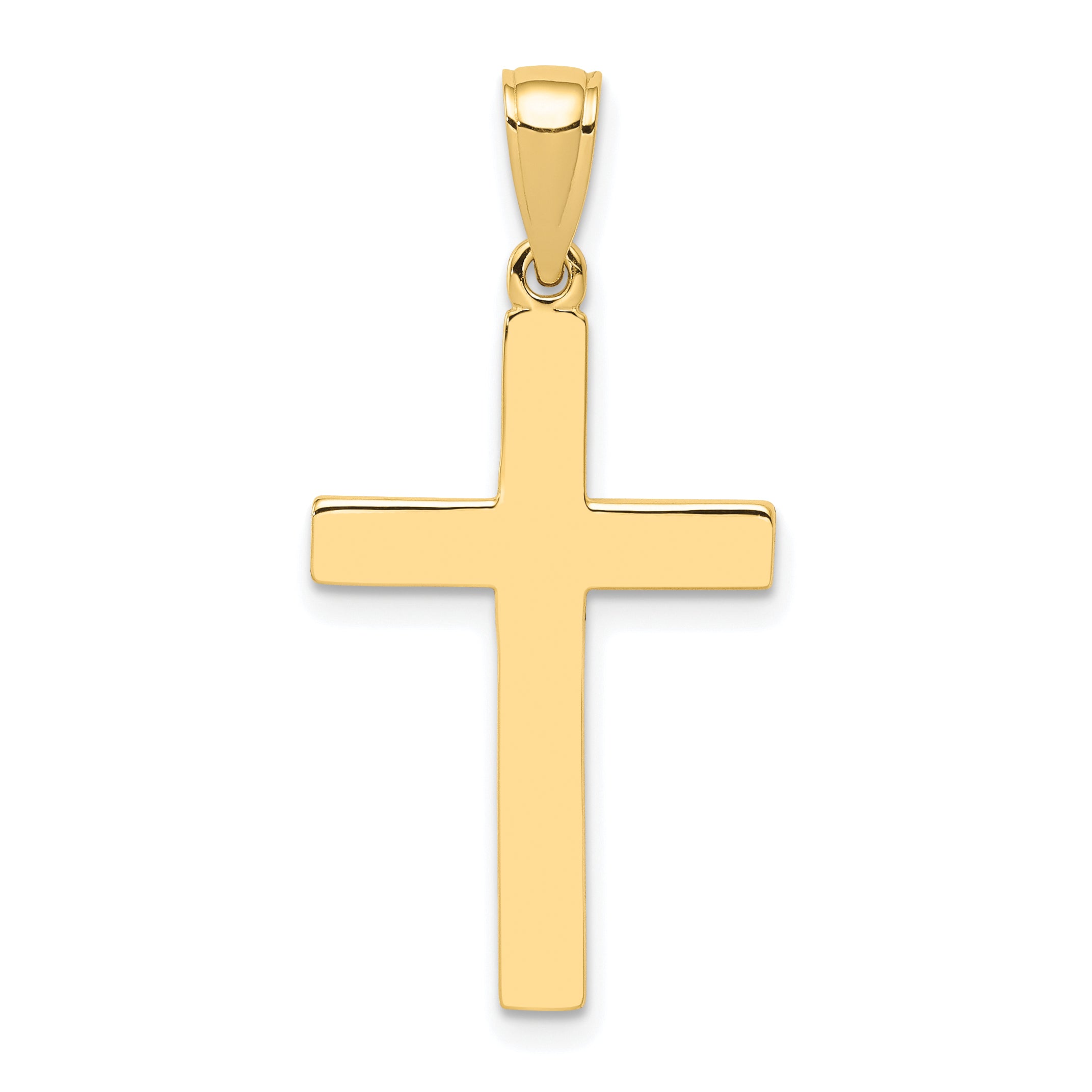10k Polished Cross Pendant Main image
