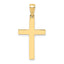 10k Polished Cross Pendant