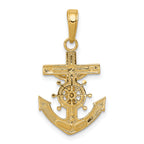 10K None Mariners Crucifix Pendant - view 4