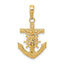 10K None Mariners Crucifix Pendant