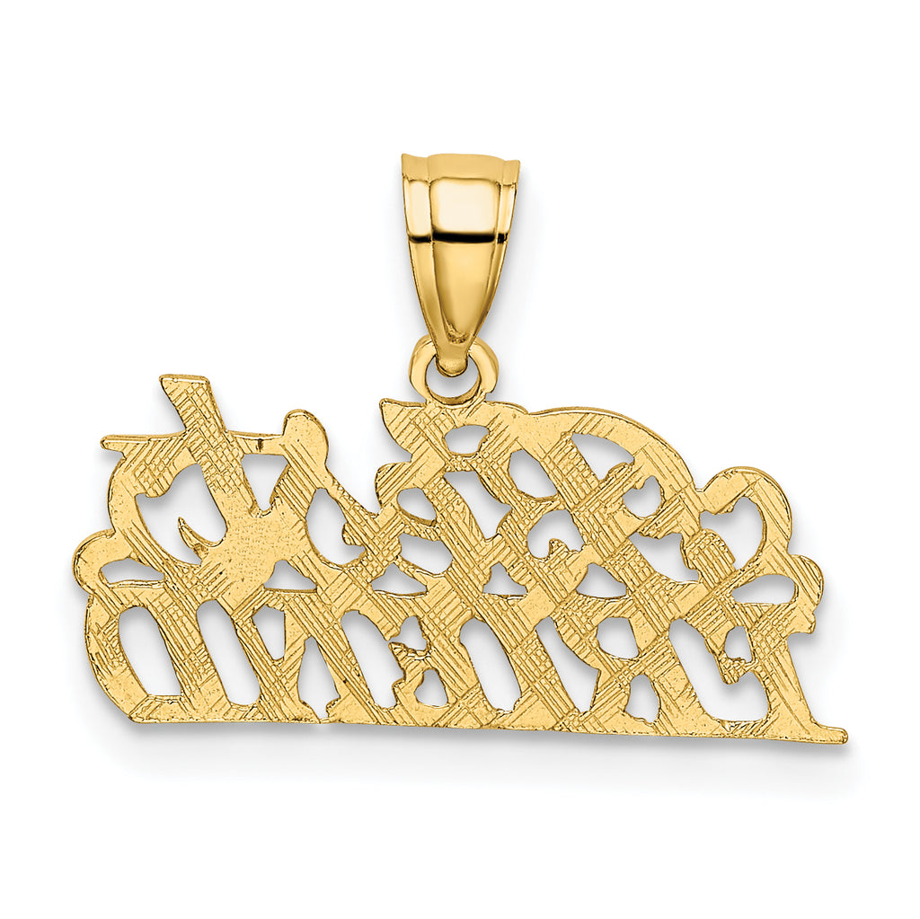 10K BEST FRIEND Pendant