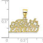 10K BEST FRIEND Pendant