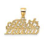 10K BEST FRIEND Pendant