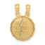 10K BEST FRIENDS FOREVER Break Apart Pendant