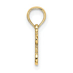 10K Polished / Textured I LOVE GOLD Charm