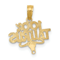 10K 100% TAURUS Zodiac Charm
