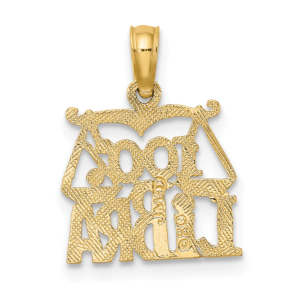 10K 100% LIBRA Zodiac Charm