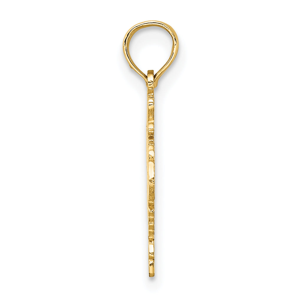 10K 100% SCORPIO Zodiac Charm