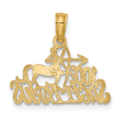 10K 100% SAGITTARIUS Zodiac Charm