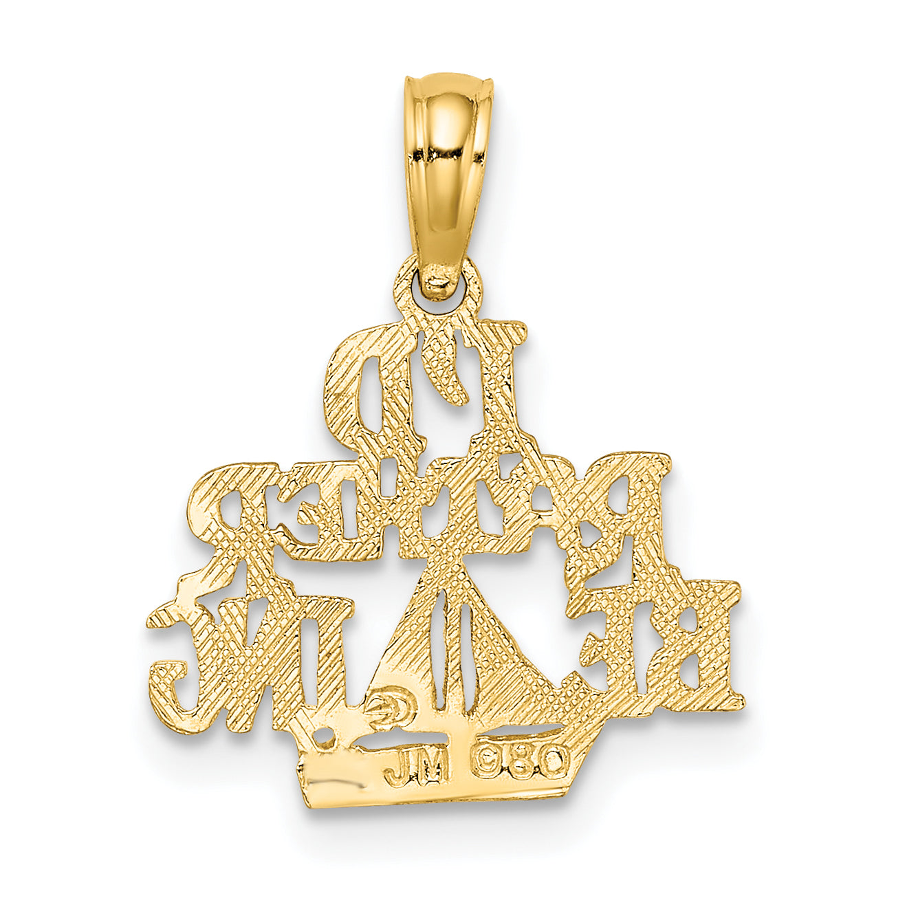 10K I'D RATHER BE SAILING Charm