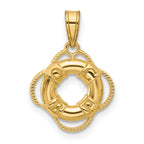 10K None Life Preserver Charm