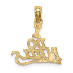 10K I DO NAILS Charm