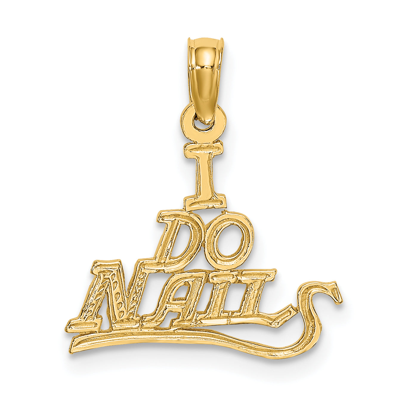10K I DO NAILS Charm Main image