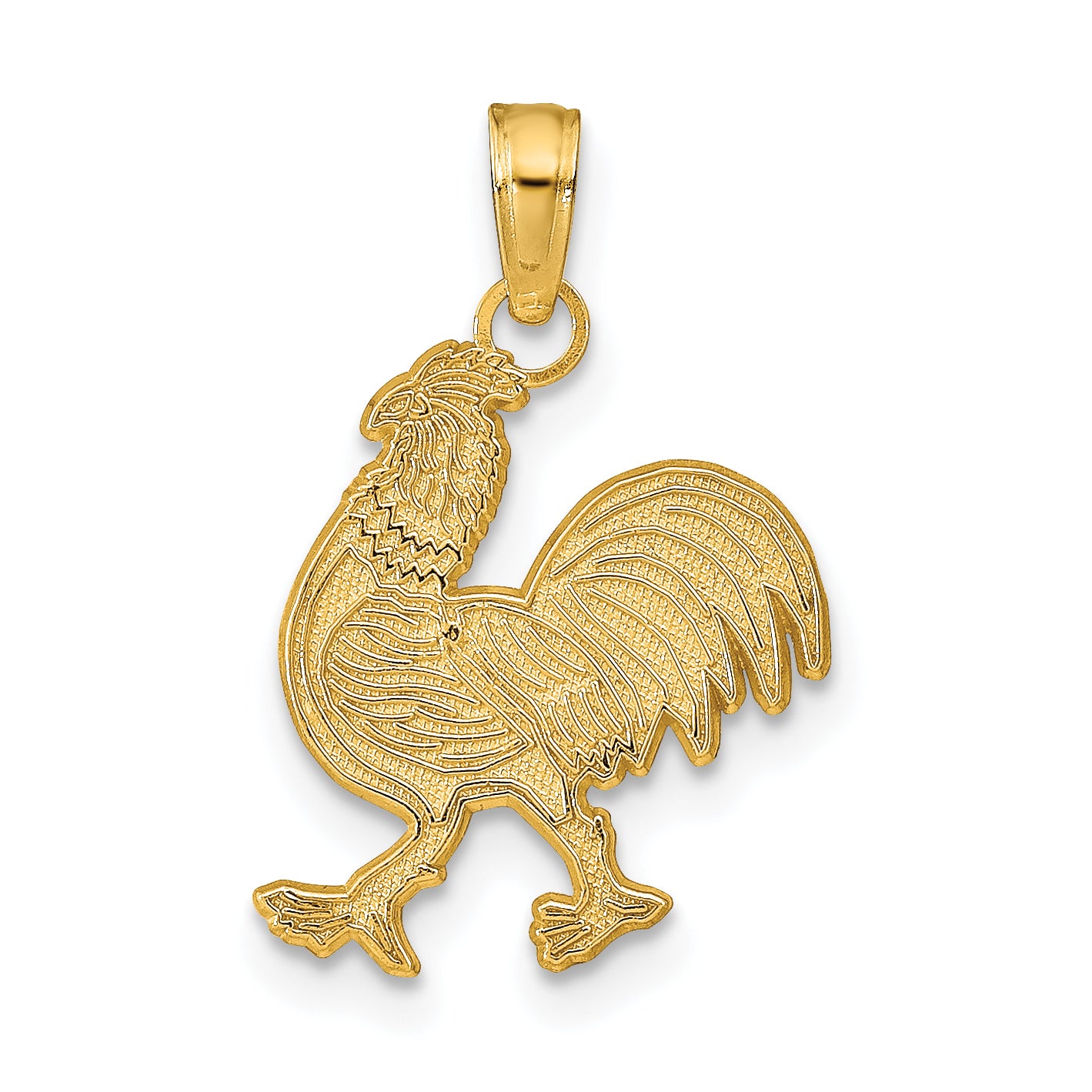 10K Rooster Pendant Main image