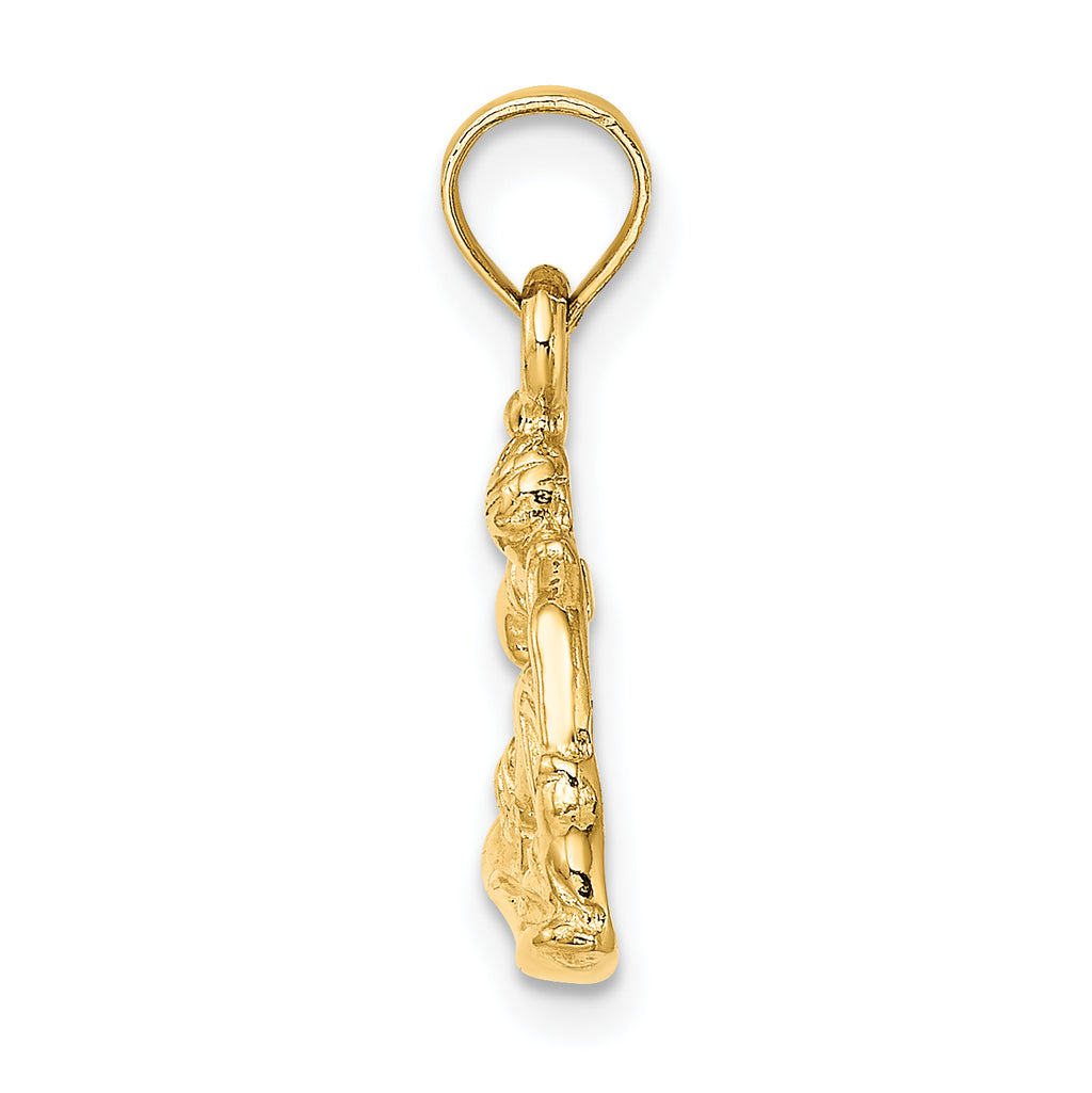 10K Snowboarder Charm