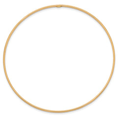 10k 1.5mm Polished Slip-on Bangle Bracelet
