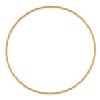 10k 1.5mm Diamond-Cut Slip-on Bangle Bracelet