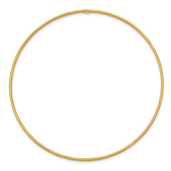 10k 1.5mm Diamond-Cut Slip-on Bangle Bracelet